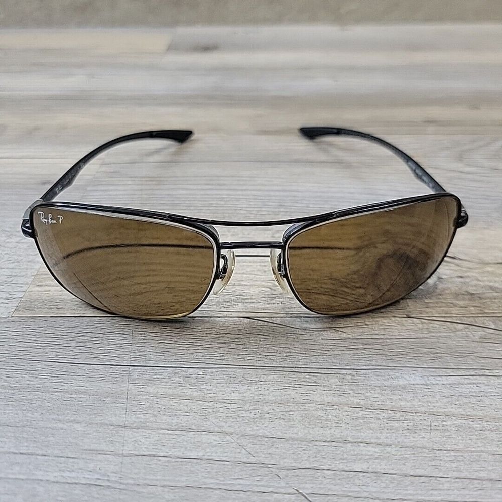 Ray-Ban RB8309 002/71 Sunglasses Carbon Fiber Black‎ FRAMES ONLY 59-18 140